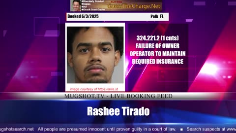 Mugshot TV - Live Arrest Booking Video Stream