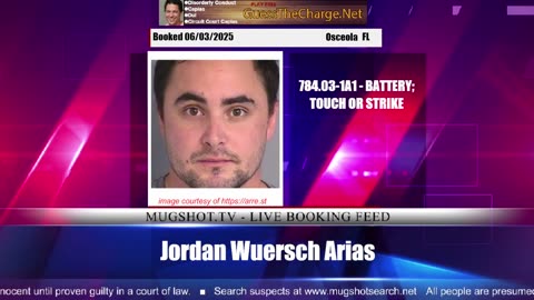 Mugshot TV - Live Arrest Booking Video Stream