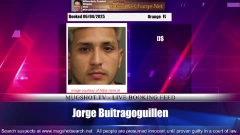 Mugshot TV - Live Arrest Booking Video Stream
