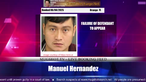 Mugshot TV - Live Arrest Booking Video Stream
