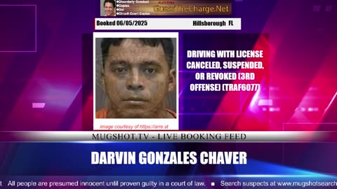 Mugshot TV - Live Arrest Booking Video Stream