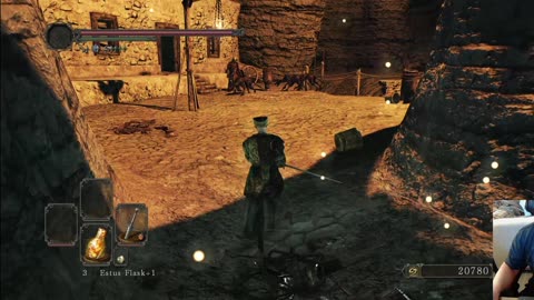 Dark Souls 2 playthrough w/ Baby. No man's Wharf
