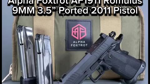 Alpha Foxtrot AF1911 Romulus 9MM 3.5” Ported 2011 Pistol | GunZoneDeals