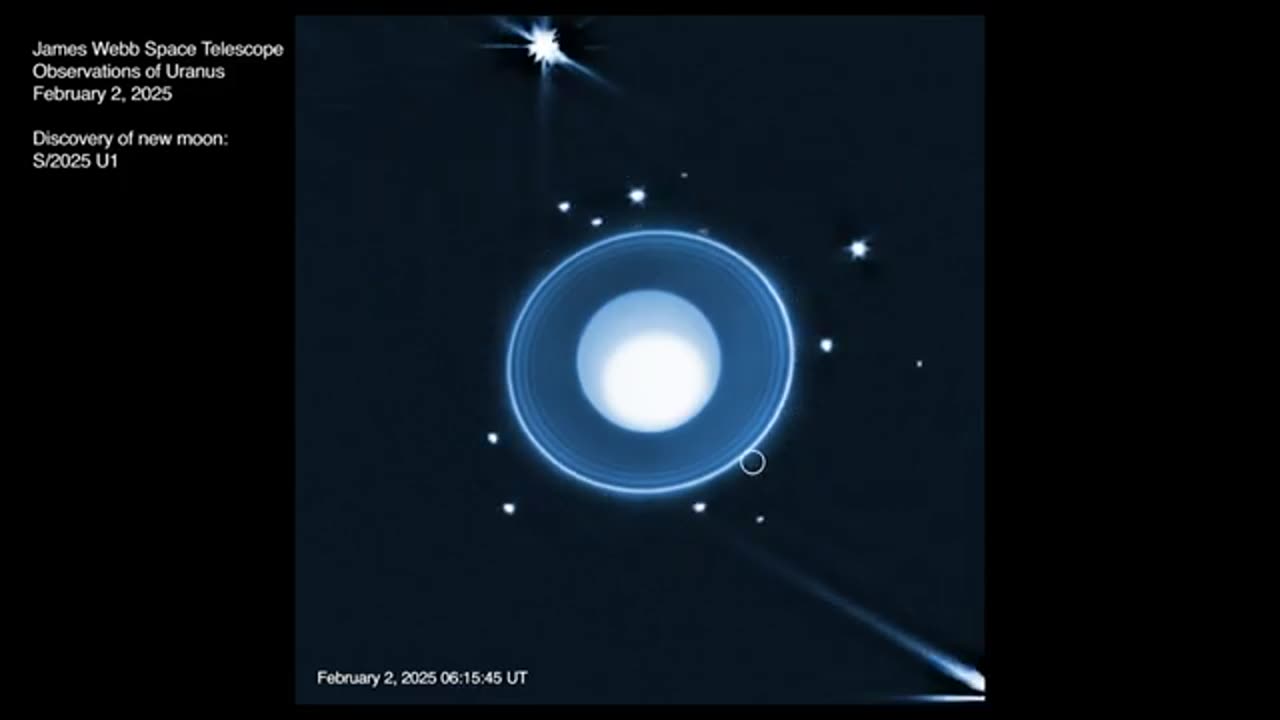 James Webb Telescope Discovers New Moon Orbiting Uranus! 🌌