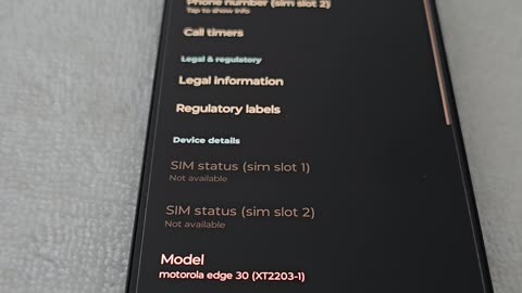 Moto Motorola Edge 30 Unlocked 128GB Phone Model XT2203-1 Smartphone