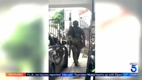 Kristi Noem Joins Ice Raid of Illegal Alien Home in Huntington Park