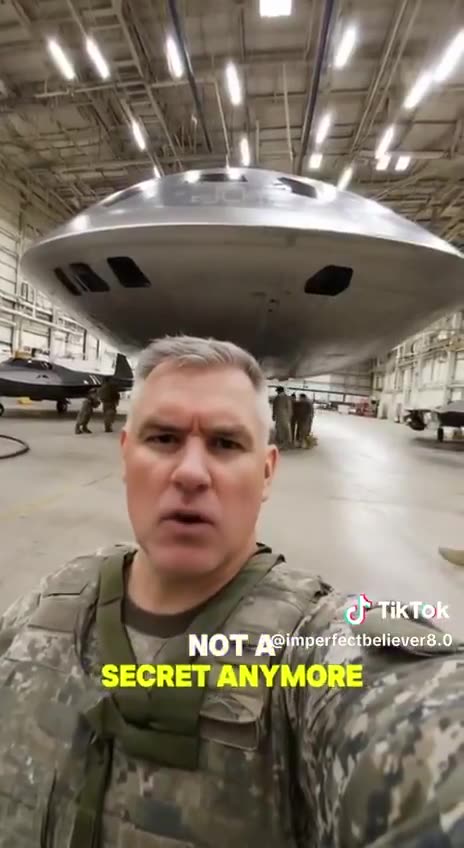 UFO Craft Held Inside A Hangar At Area 51 For 40 Years