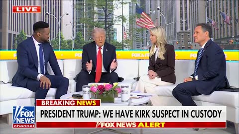 . @POTUS recounts the moment he learned of Charlie Kirk's murder: "They said,