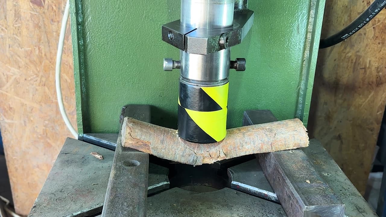 Hydraulic Press Vs Wood