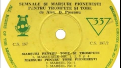 Marsuri Pionieresti pentru tobe: Marsul nr.3