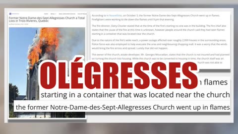 Fact Check: Viral 'Breaking News' Video of a Quebec Church Fire Shows 2024 Construction Site Blaze