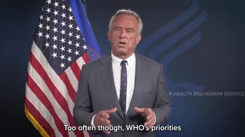 ⚡RFK Jr to the World Health Assembly: The US is Holding the WHO Accountable