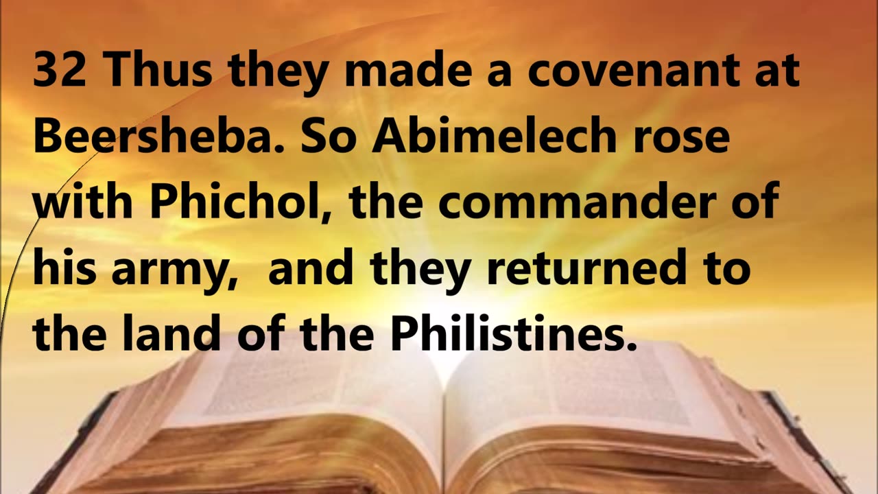 Abraham calls on the name of the Lord.