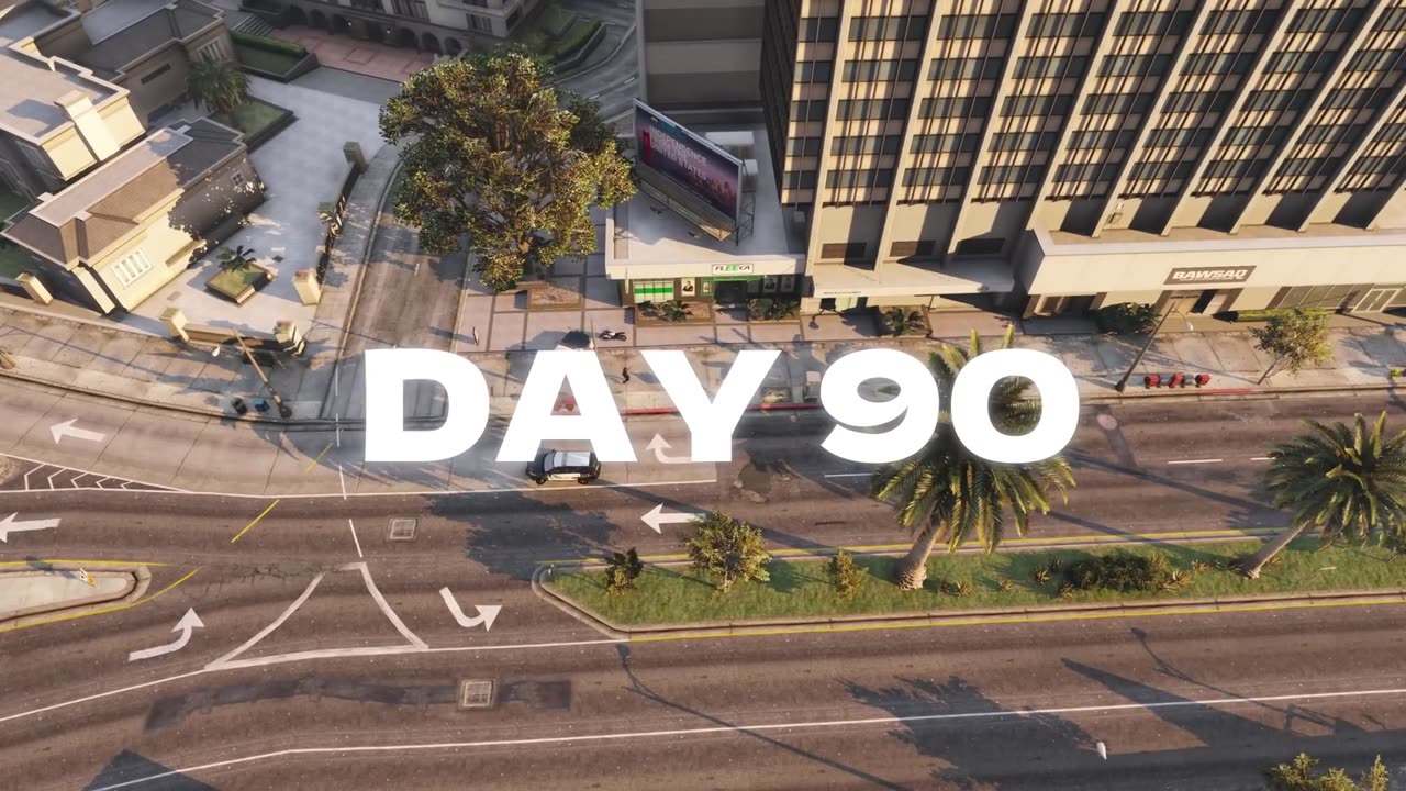 I spent 100 days in REALISTIC GTA 5!