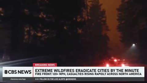 Real-time North American Wildfires EAS Broadcast