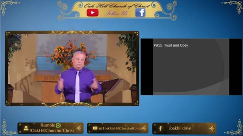 Oak Hill Church of Christ Worship Stream Live!