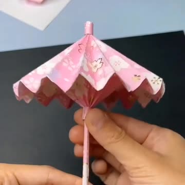"DIY Mini Paper Umbrella – Fun & Easy Craft for Rainy Days!"