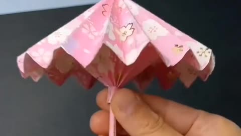 "DIY Mini Paper Umbrella – Fun & Easy Craft for Rainy Days!"