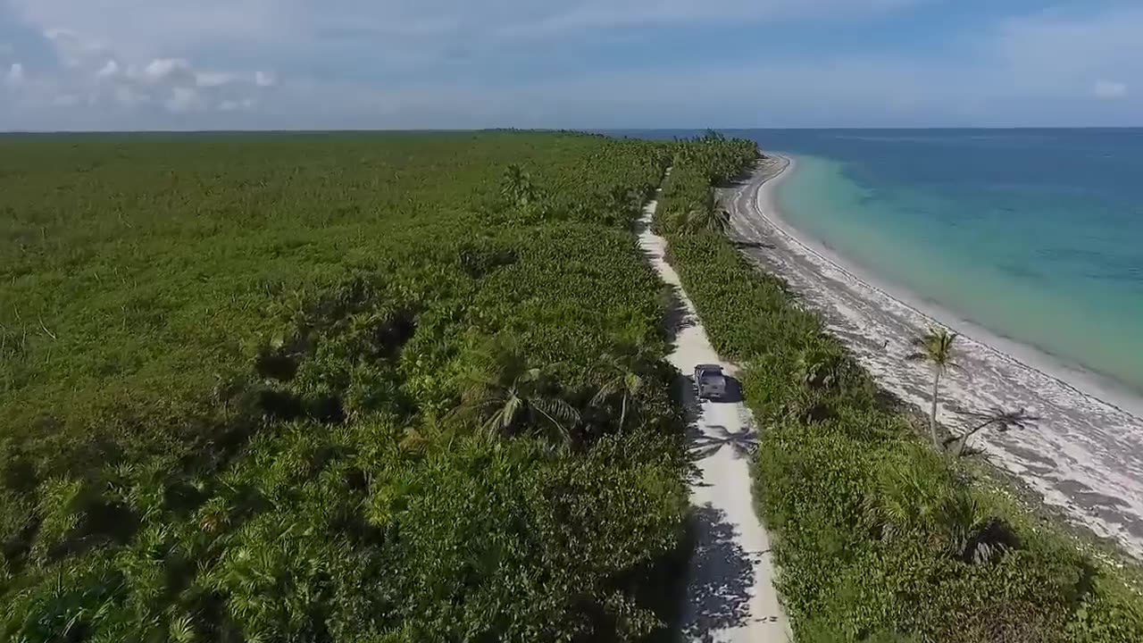 Sea waves. Beach drone videos
