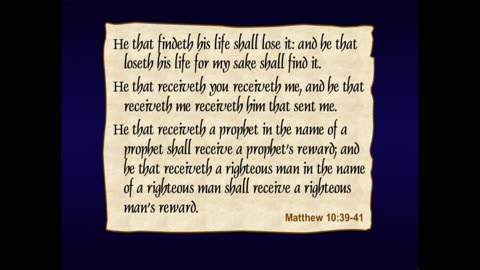 Matthew (Session 7) Chapters 10-11