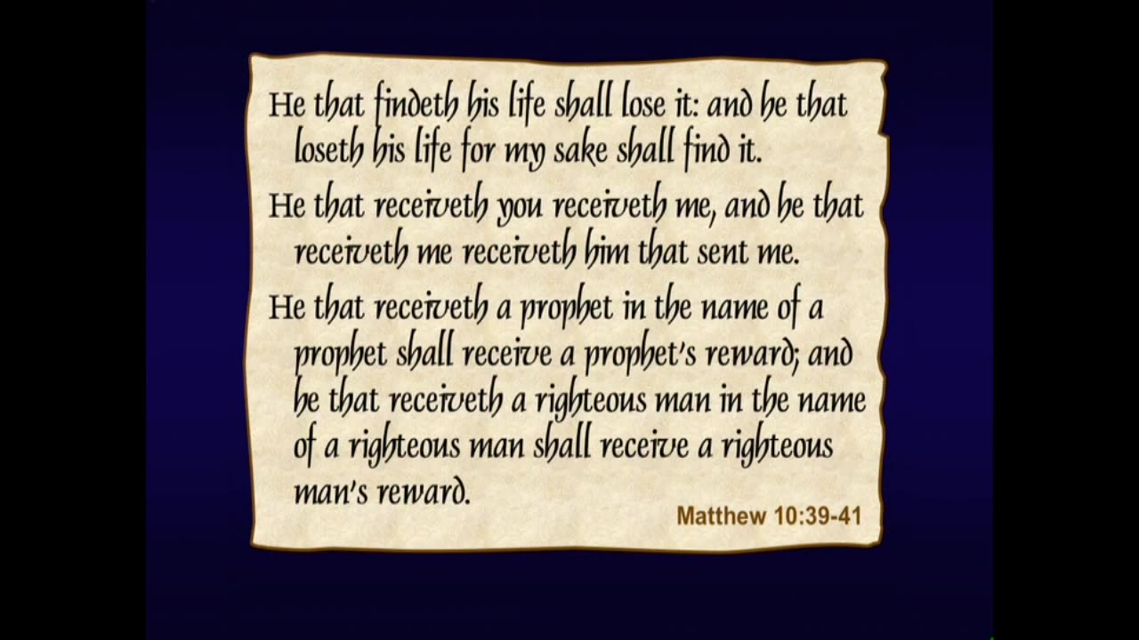 Matthew (Session 7) Chapters 10-11