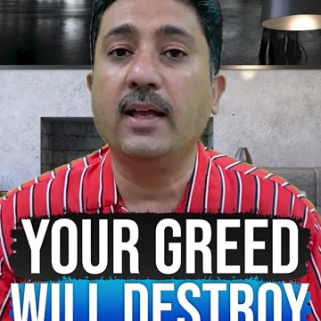 The Story of greedy person