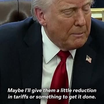Trump Suggests Easing Tariffs On China To Facilitate A TikTok Deal
