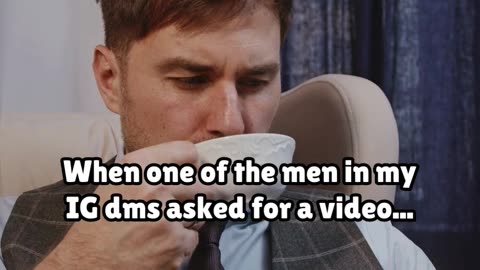 When he asked for a video in my DMs… so I sent him my ASMR 👀🎧✨