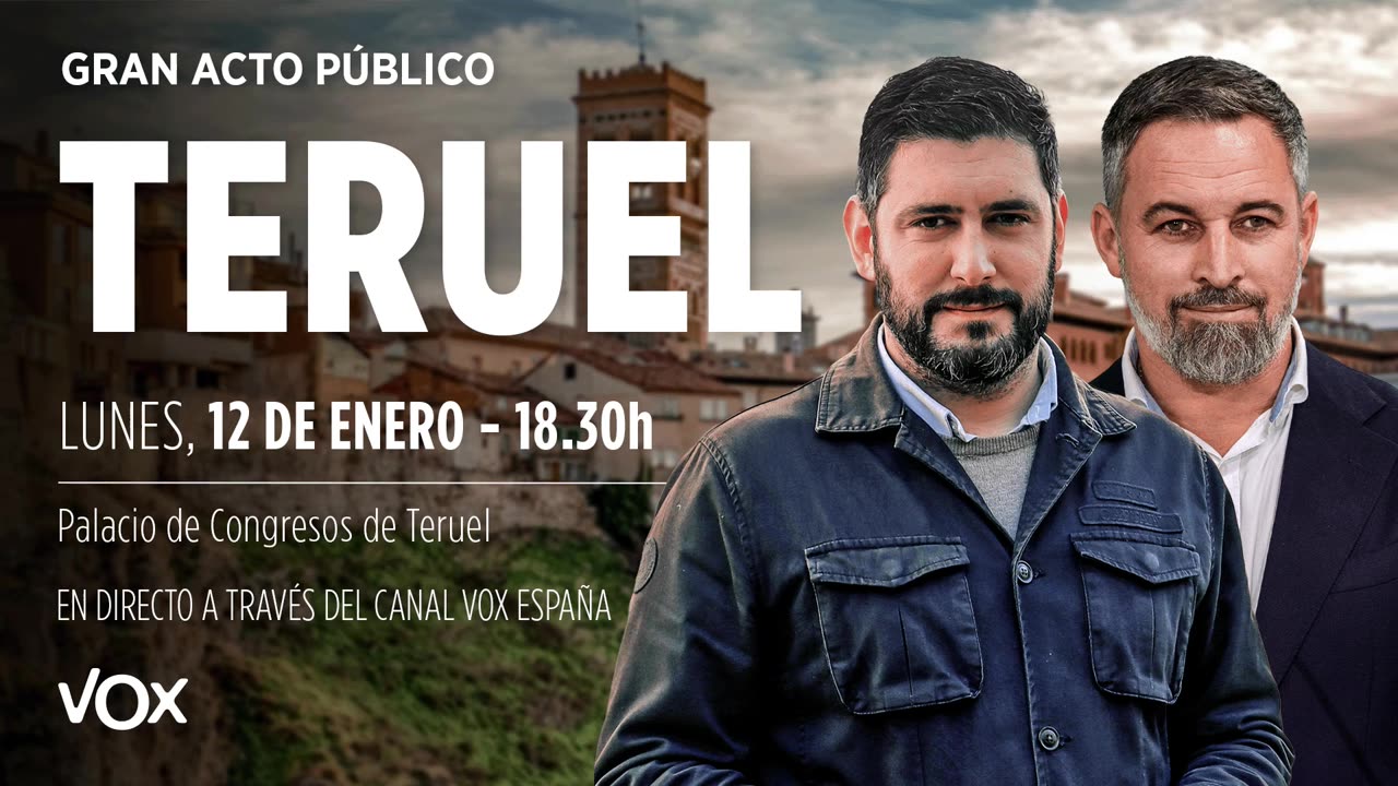 VOX presenta sus candidatos a Elecciones Aragón 8F en Teruel