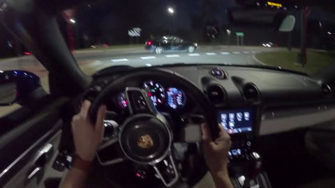 2024 Porsche 718 Boxster Style Edition - POV Night Drive (Binaural Audio)