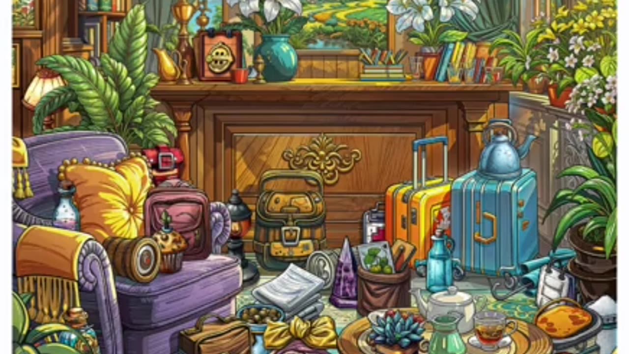 Hidden objects gameplay