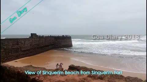 Sinquerim Beach Goa- Complete View