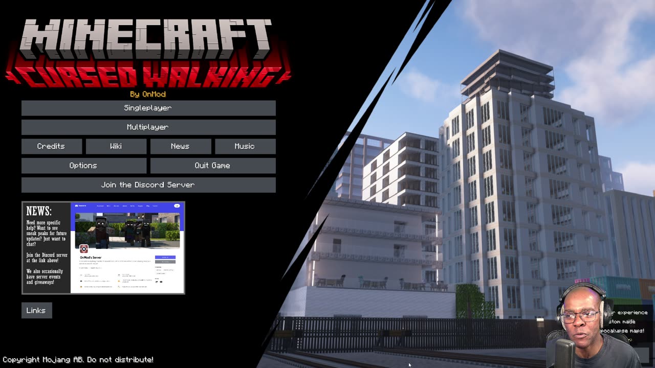 Cursed Walking Minecraft Invite/promo