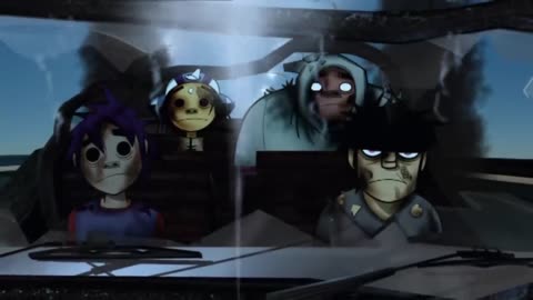 Gorillaz - 19-2000 [4K UPSCALE] (Official Video) HD