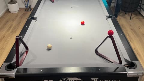 Rube Goldberg Pool Trick Shot