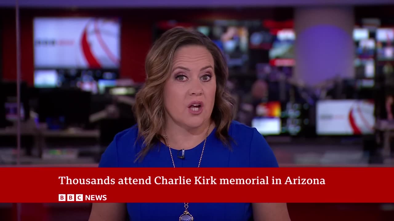Thousands attend Charlie Kirk memorial service in Arizona ...