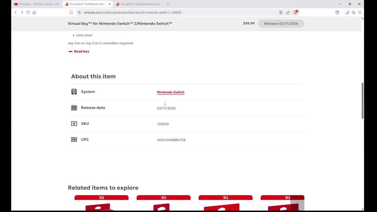 Virtual Boy on Switch - Nintendo's Full Greed on Display
