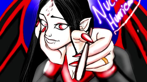 Oc speedpaint nuclear the vampire