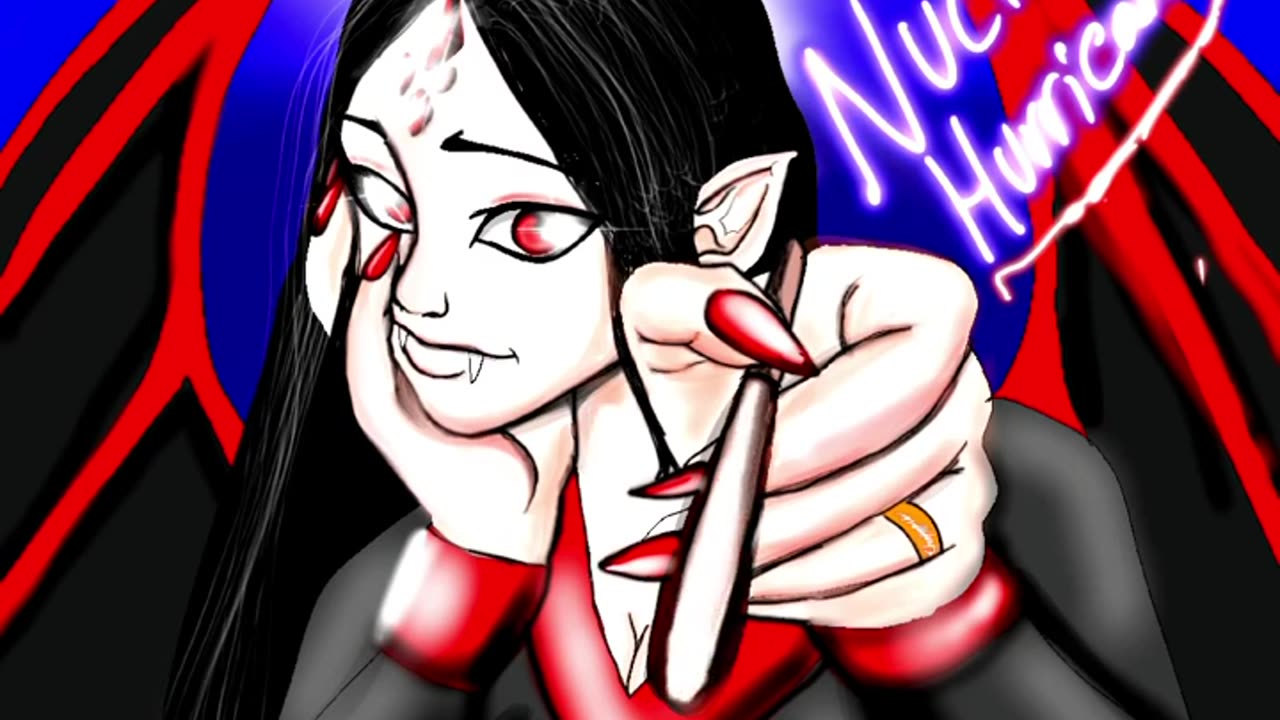 Oc speedpaint nuclear the vampire