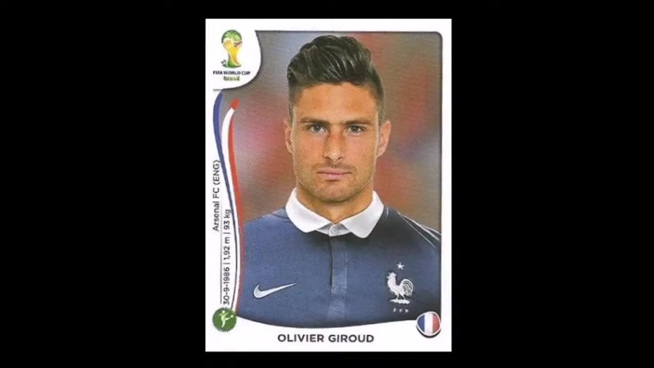 PANINI STICKERS WORLD CUP 2014 ALL TEAMS