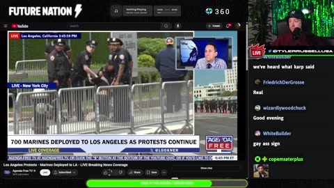 LA RIOTS LIVE! MARINES SHOOTING PEOPLE? MARTIAL LAW? DRONES DEPLOYED? MONDAY YAP 2.0