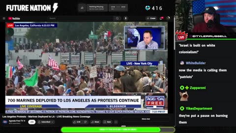 LA RIOTS LIVE! MARINES SHOOTING PEOPLE? MARTIAL LAW? DRONES DEPLOYED? MONDAY YAP 2.0