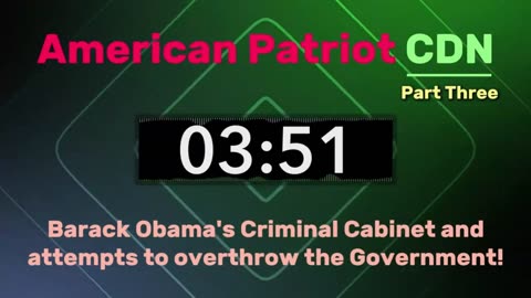 LIVE! Sun. Aug.31,'25- VILLAINOUS TWO FACED BARACK OBAMA'S CRIMINAL CABINET AND PLANS TO TAKE OVER THE US GOVERNMENT! (Part Three of Three)