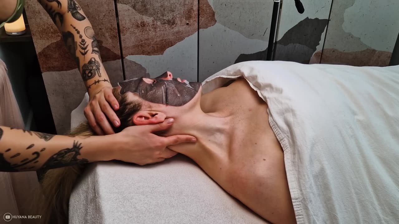 Relaxing Facial And Indian Head Massage (No Talking)