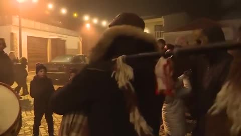 A village in Portugal where it is tradition to let children smoke cigarettes in celebration