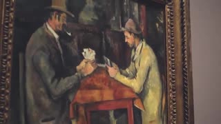 Anne Robbins, the curator, discusses Cézanne's painting of card players. #ArtTalk #Cézanne