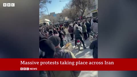 Mass Anti-Government Protests Rock Iran Amid Internet Blackout & Government Crackdown
