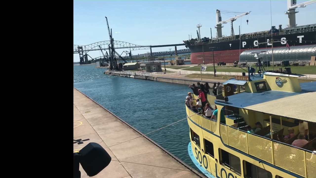 The Soo Locks, Sault Saint Marie, Michigan