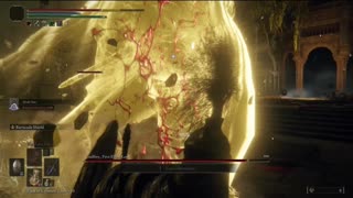 Elden Ring NG+1 | Godfrey, First Elden Lord boss w/Mimic Tear #eldenring #eldenringbosses #shorts