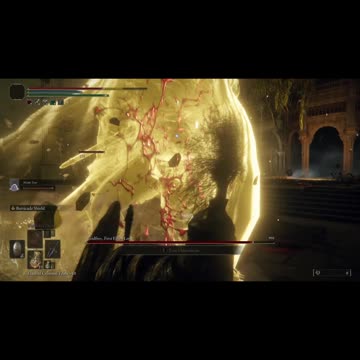 Elden Ring NG+1 | Godfrey, First Elden Lord boss w/Mimic Tear #eldenring #eldenringbosses #shorts